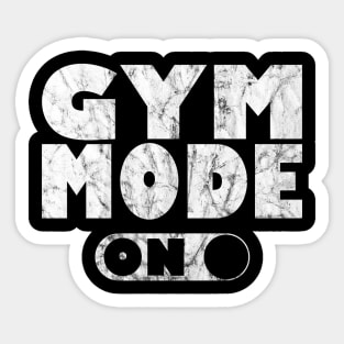 Gym Fitness Workout Training Quote Gift Sticker